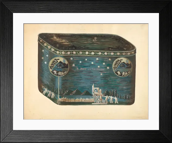 Framed Print : Bandbox, c. 1940. Creator: Marie Lutrell Framed Print : Bandbox, c. 1940. Creator: Marie Lutrell