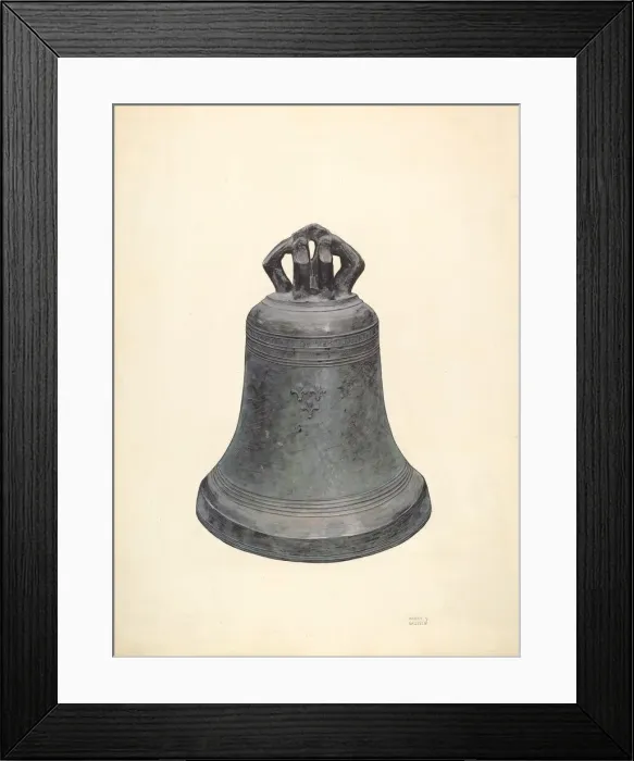 Framed Print : Bell, c. 1937. Creator: Harry Grossen Framed Print : Bell, c. 1937. Creator: Harry Grossen