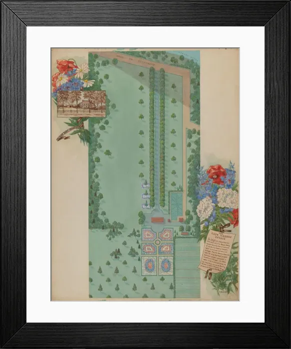 Framed Print : Warren Estate, c. 1936. Creator: Tabea Hosier Framed Print : Warren Estate, c. 1936. Creator: Tabea Hosier