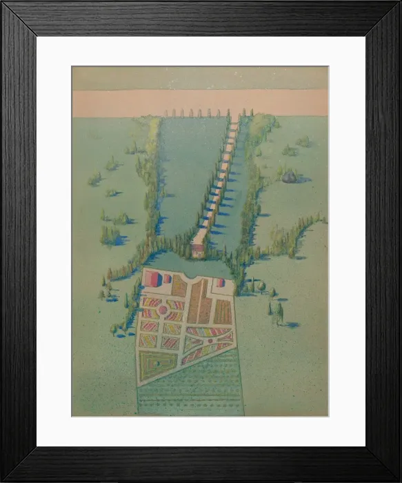 Framed Print : J. Duane Estate, c. 1936. Creator: Meyer Goldbaum Framed Print : J. Duane Estate, c. 1936. Creator: Meyer Goldbaum