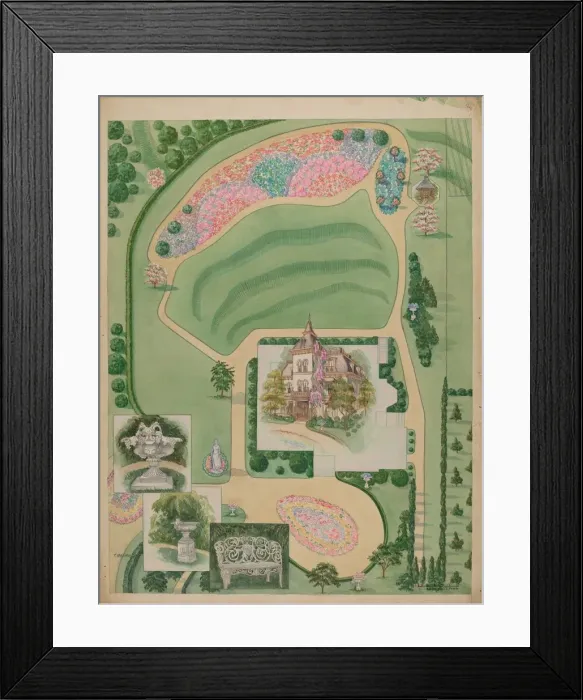 Framed Print : William A. Wheelock Estate, c. 1936. Creator: Tabea Hosier Framed Print : William A. Wheelock Estate, c. 1936. Creator: Tabea Hosier