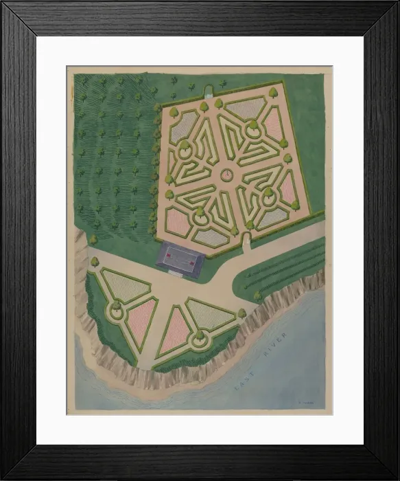 Framed Print : Ketteltas Estate, c. 1936. Creator: Helen Miller Framed Print : Ketteltas Estate, c. 1936. Creator: Helen Miller