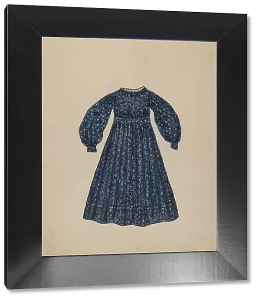 Childs Dress, 1941. Creator: Marie Lutrell