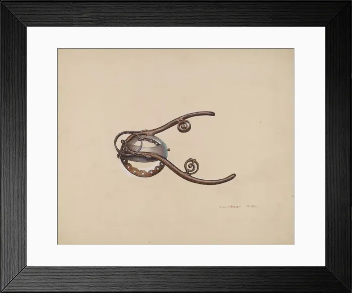 Framed Print : Wick Trimmer, c. 1939. Creator: Leslie Macklem Framed Print : Wick Trimmer, c. 1939. Creator: Leslie Macklem