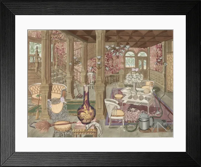 Framed Print : Stairway and Hall, Hotel Del Coronado, 1935 / 1942. Creator: Perkins Harnly Framed Print : Stairway and Hall, Hotel Del Coronado, 1935 / 1942. Creator: Perkins Harnly