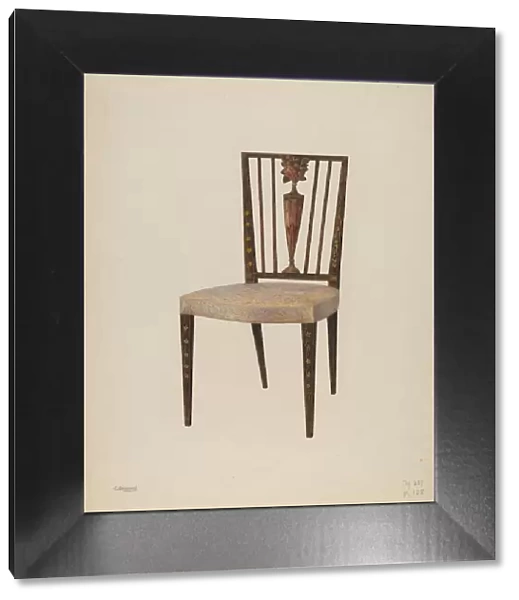 Side Chair, c. 1939. Creator: Charles Henning
