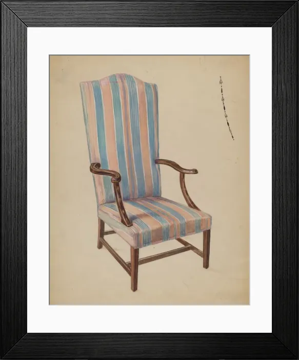 Framed Print : Chair, c. 1936. Creator: Bernard Gussow Framed Print : Chair, c. 1936. Creator: Bernard Gussow