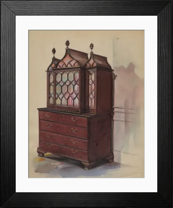 Framed Print : Secretary, 1936. Creator: Arsen Maralian Framed Print : Secretary, 1936. Creator: Arsen Maralian