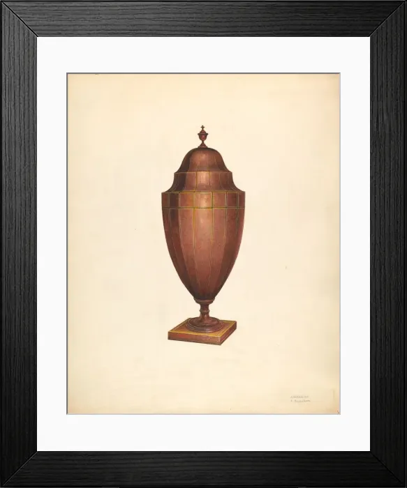 Framed Print : Knife and Spoon Box, c. 1938. Creators: Arsen Maralian, Ernest Busenbark Framed Print : Knife and Spoon Box, c. 1938. Creators: Arsen Maralian, Ernest Busenbark