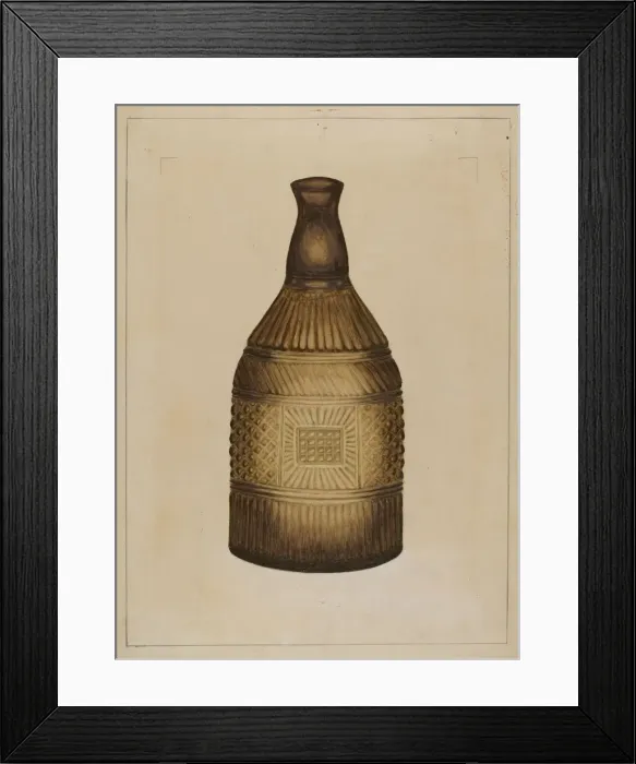 Framed Print : Decanter, 1935 / 1942. Creator: Nicholas Amantea Framed Print : Decanter, 1935 / 1942. Creator: Nicholas Amantea