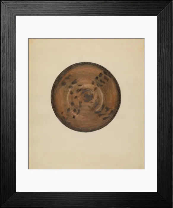 Framed Print : Pie Plate, c. 1936. Creator: Meyer Goldbaum Framed Print : Pie Plate, c. 1936. Creator: Meyer Goldbaum