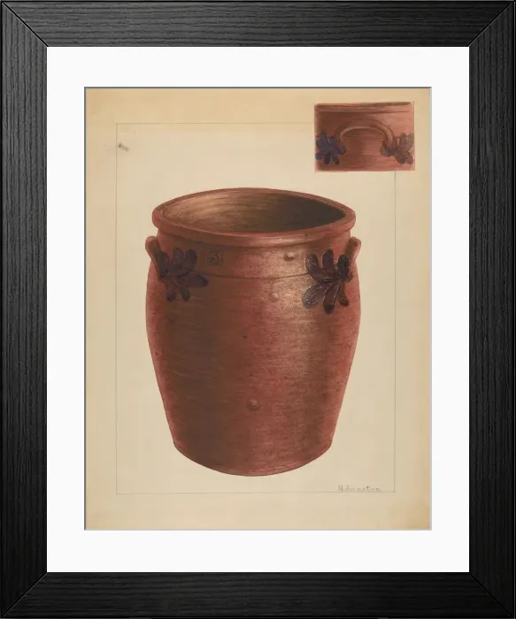 Framed Print : Crock, c. 1937. Creator: Nicholas Amantea Framed Print : Crock, c. 1937. Creator: Nicholas Amantea