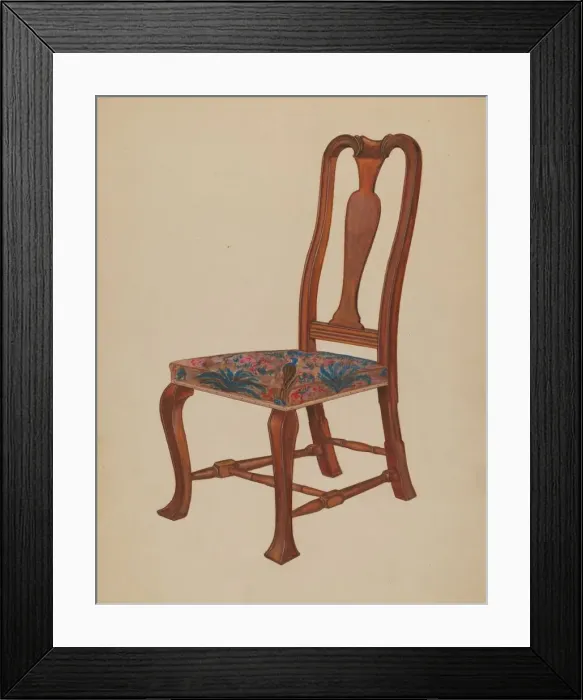 Framed Print : Chair for Bliss House, 1935 / 1942. Creator: Arthur Johnson Framed Print : Chair for Bliss House, 1935 / 1942. Creator: Arthur Johnson
