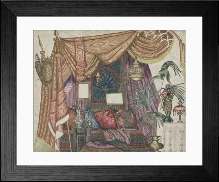 Framed Print : Cozy Corner, 1935 / 1942. Creator: Perkins Harnly Framed Print : Cozy Corner, 1935 / 1942. Creator: Perkins Harnly