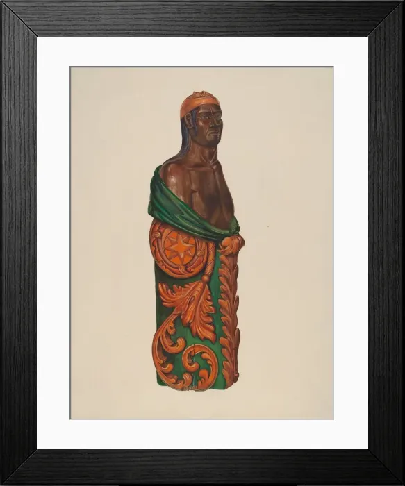 Framed Print : Figurehead, c. 1937. Creator: Frank Gray Framed Print : Figurehead, c. 1937. Creator: Frank Gray