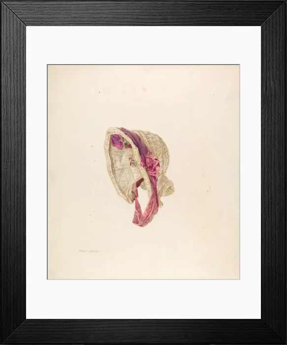 Framed Print : Bonnet, c. 1939. Creator: Frank M Keane Framed Print : Bonnet, c. 1939. Creator: Frank M Keane