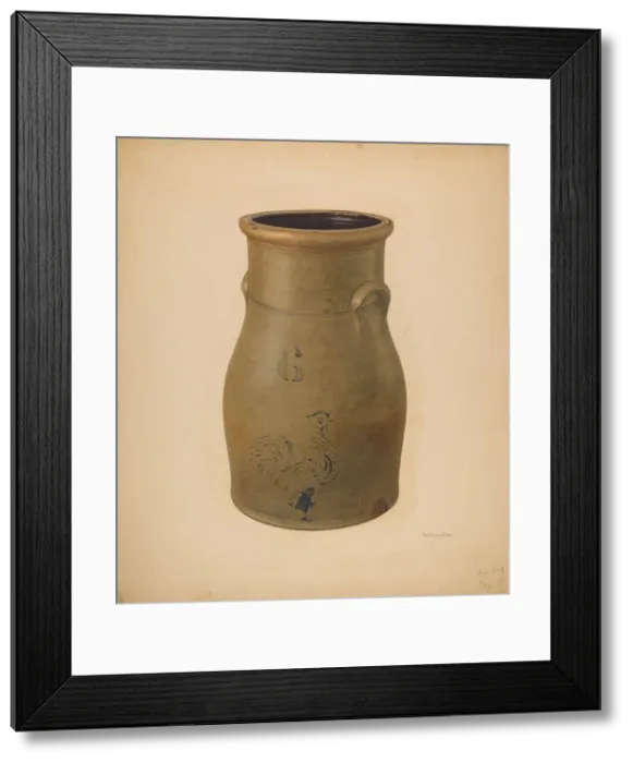 Framed Print : Churn, c. 1938. Creator: Nicholas Amantea Framed Print : Churn, c. 1938. Creator: Nicholas Amantea