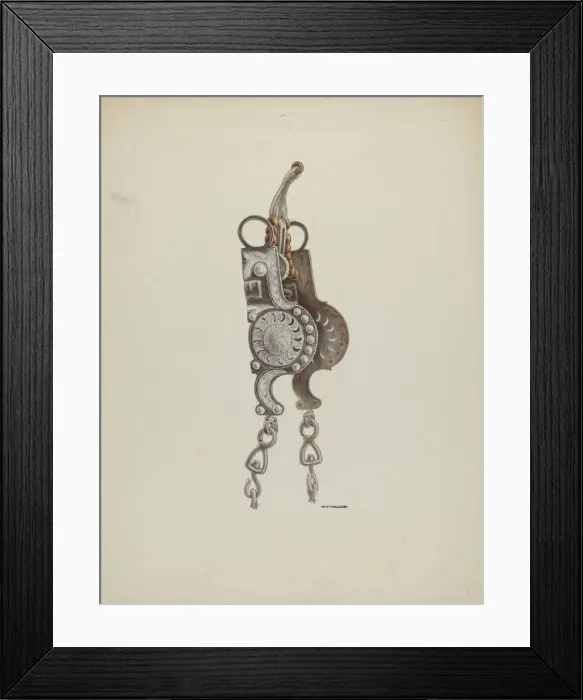 Framed Print : Bit, c. 1939. Creator: Randolph F Miller
