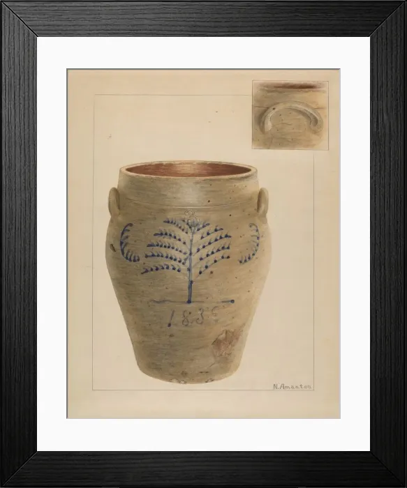 Framed Print : Crock, 1936. Creator: Nicholas Amantea Framed Print : Crock, 1936. Creator: Nicholas Amantea