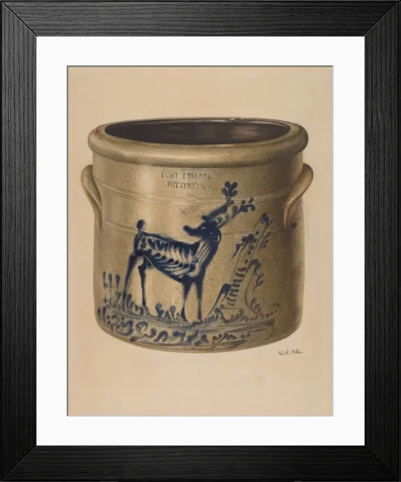 Framed Print : Crock, c. 1938. Creator: Edith Miller Framed Print : Crock, c. 1938. Creator: Edith Miller