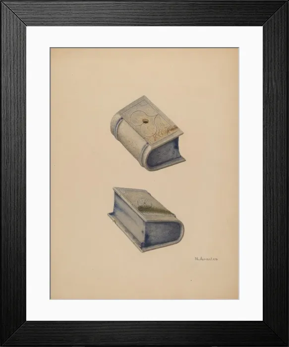 Framed Print : Inkwell, c. 1939. Creator: Nicholas Amantea Framed Print : Inkwell, c. 1939. Creator: Nicholas Amantea