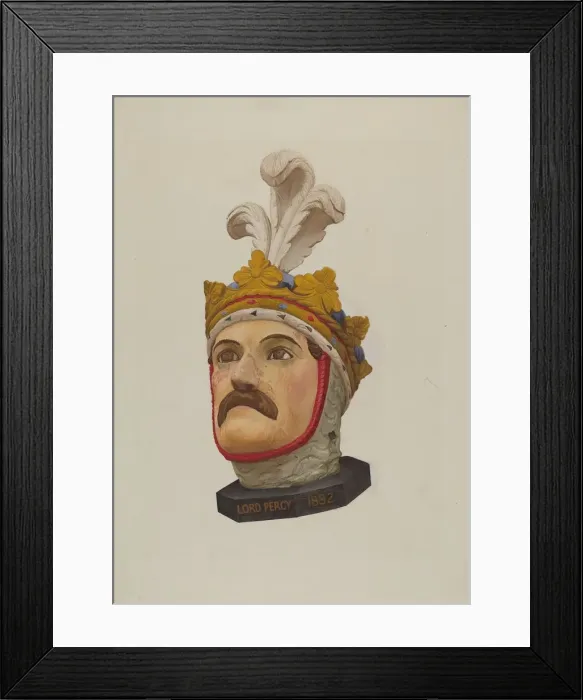 Framed Print : Figurehead, c. 1939. Creator: Helen E. Gilman Framed Print : Figurehead, c. 1939. Creator: Helen E. Gilman