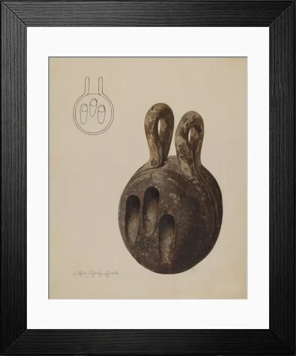 Framed Print : Deadeye, 1938. Creator: Lloyd Charles Lemcke Framed Print : Deadeye, 1938. Creator: Lloyd Charles Lemcke