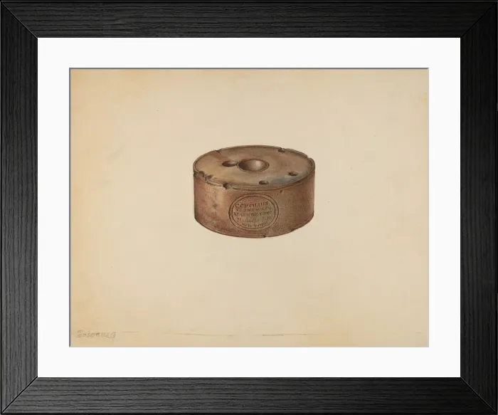 Framed Print : Inkwell, c. 1940. Creator: Isadore Goldberg Framed Print : Inkwell, c. 1940. Creator: Isadore Goldberg