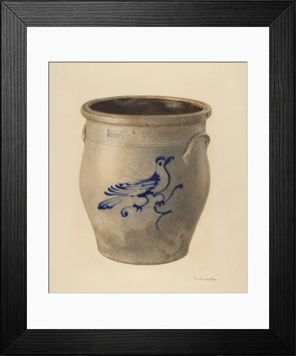 Framed Print : Crock, c. 1938. Creator: Nicholas Amantea Framed Print : Crock, c. 1938. Creator: Nicholas Amantea