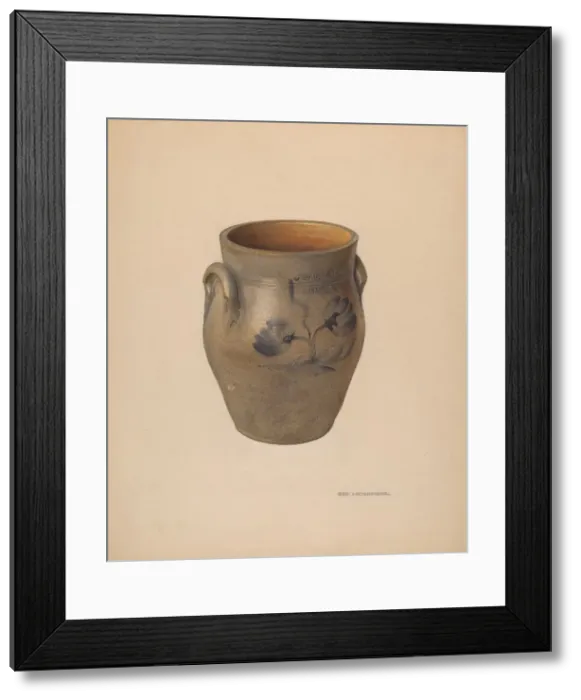 Framed Print : Crock, c. 1939. Creator: George Loughridge Framed Print : Crock, c. 1939. Creator: George Loughridge