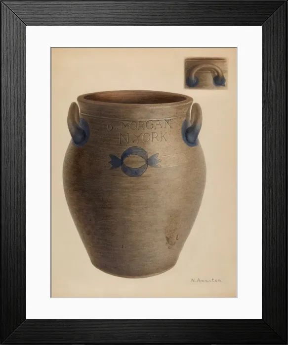 Framed Print : Crock, c. 1936. Creator: Nicholas Amantea Framed Print : Crock, c. 1936. Creator: Nicholas Amantea