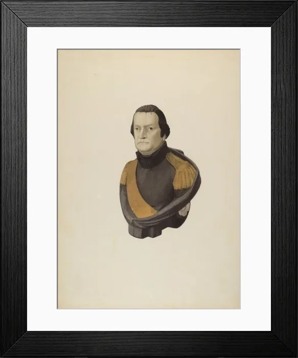 Framed Print : Figurehead, c. 1940. Creator: Joseph Goldberg Framed Print : Figurehead, c. 1940. Creator: Joseph Goldberg