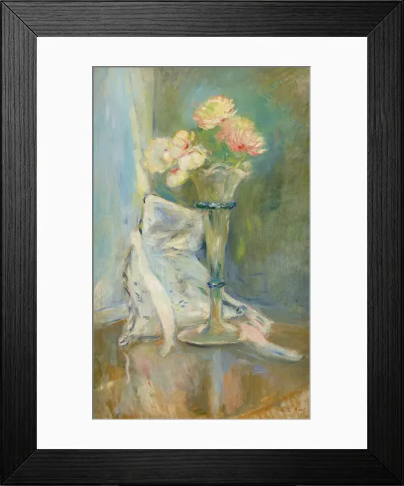 Framed Print : Anemones roses, 1891. Creator: Morisot, Berthe (1841-1895) Framed Print : Anemones roses, 1891. Creator: Morisot, Berthe (1841-1895)