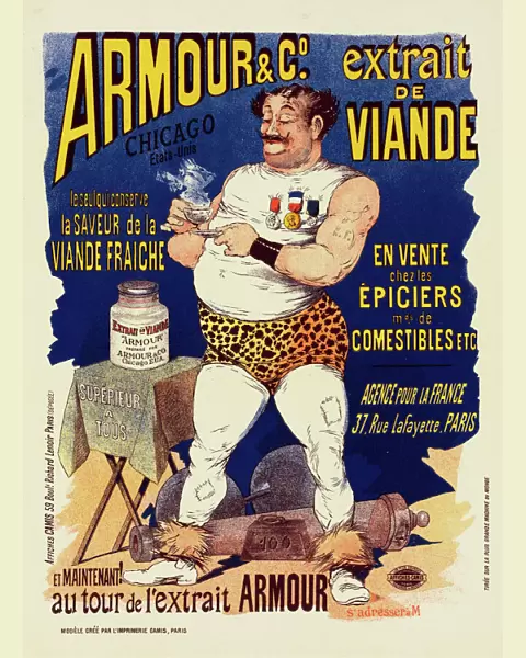 Armour & Co. Extrait de Viande, 1891. Creator: Guillaume, Albert (1873-1942)