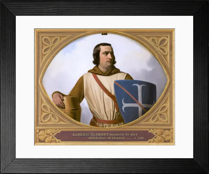Framed Print : Alberic Clement, the first Marshal of France, 1844 Framed Print : Alberic Clement, the first Marshal of France, 1844