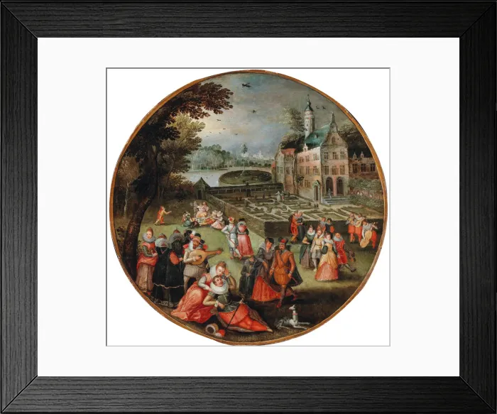 Framed Print : Allegory of Spring. Creator: Grimmer, Jacob (ca 1525-1590) Framed Print : Allegory of Spring. Creator: Grimmer, Jacob (ca 1525-1590)
