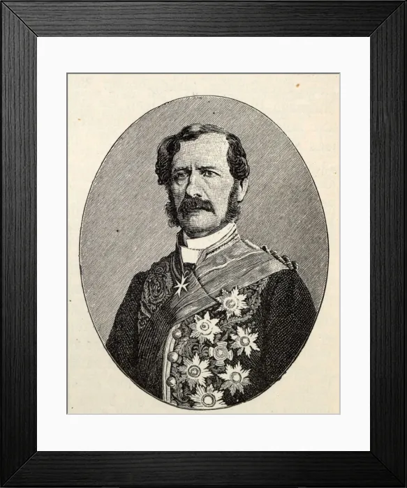 Framed Print : Wilhelm Freiherr von Schleinitz (1794-1856). Creator: Anonymous Framed Print : Wilhelm Freiherr von Schleinitz (1794-1856). Creator: Anonymous