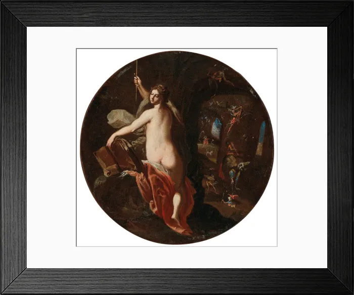 Framed Print : Witch scene. Creator: Heintz, Joseph, the Younger (ca 1600-after 1674) Framed Print : Witch scene. Creator: Heintz, Joseph, the Younger (ca 1600-after 1674)
