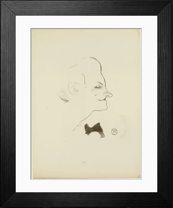 Framed Print : Yvette Guilbert, 1893. Creator: Toulouse-Lautrec, Henri, de (1864-1901) Framed Print : Yvette Guilbert, 1893. Creator: Toulouse-Lautrec, Henri, de (1864-1901)