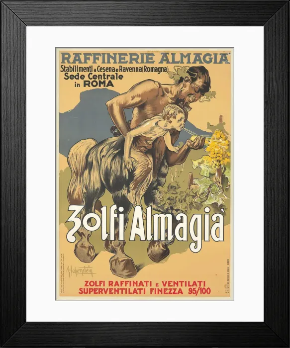 Framed Print : Zolfi Almagia. Creator: Hohenstein, Adolfo (1854-1928) Framed Print : Zolfi Almagia. Creator: Hohenstein, Adolfo (1854-1928)