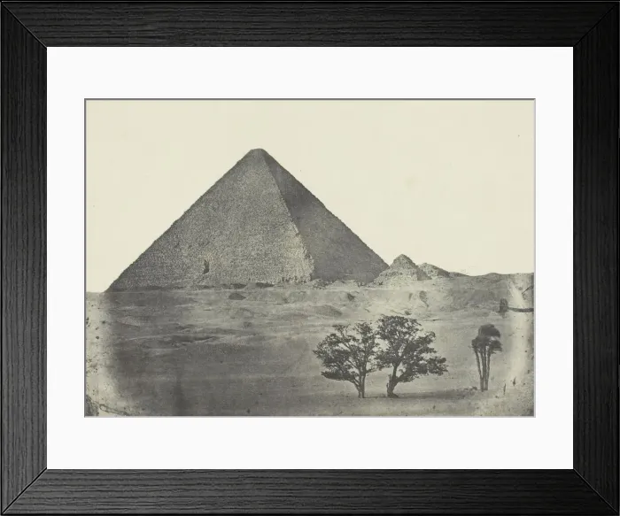 Framed Print : Pyramide de Cheops, Egypte Moyenne, 1849 / 51, printed 1852. Creator: AimeRochas Framed Print : Pyramide de Cheops, Egypte Moyenne, 1849 / 51, printed 1852. Creator: AimeRochas