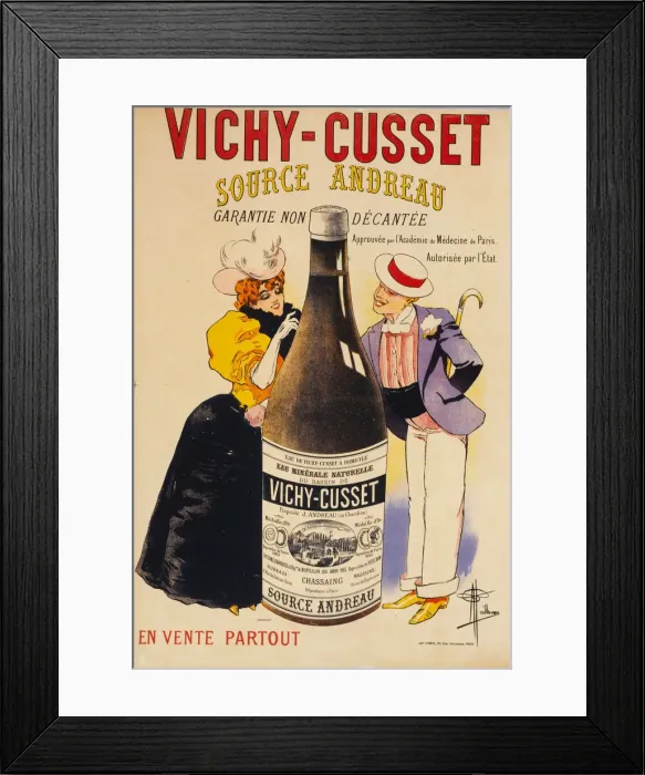 Framed Print : Vichy-Cusset - Source Andreau, c. 1895. Creator: Guillaume, Albert (1873-1942) Framed Print : Vichy-Cusset - Source Andreau, c. 1895. Creator: Guillaume, Albert (1873-1942)