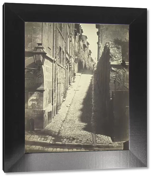 Rue des Grands Carmes, Vue prise de la Rue Ste. Marthe, 1862. Creator: Albert Terris