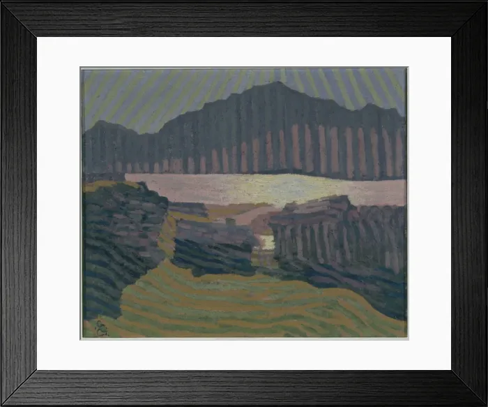Framed Print : View of Capolago, c. 1907. Creator: Giacometti, Giovanni (1868-1933) Framed Print : View of Capolago, c. 1907. Creator: Giacometti, Giovanni (1868-1933)