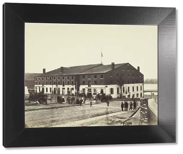 Libby Prison, Richmond, Virginia, April 1864. Creator: Alexander Gardner
