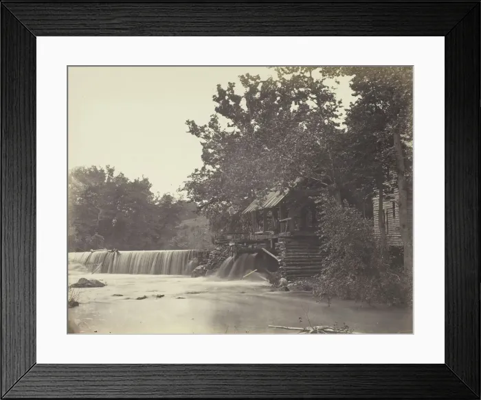 Framed Print : Quarles Mill, North Anna, Virginia, May 1864. Creator: Alexander Gardner Framed Print : Quarles Mill, North Anna, Virginia, May 1864. Creator: Alexander Gardner