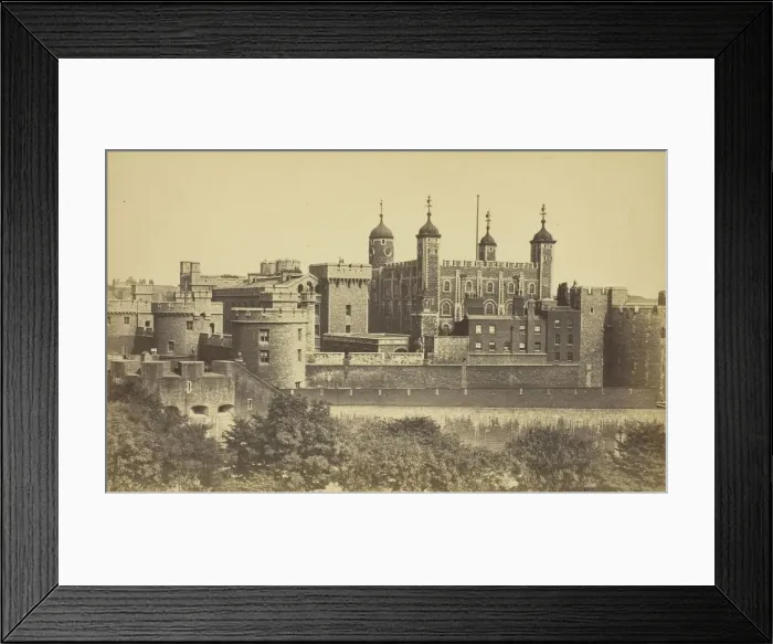 Framed Print : The Tower of London, 1850-1900. Creator: Unknown Framed Print : The Tower of London, 1850-1900. Creator: Unknown