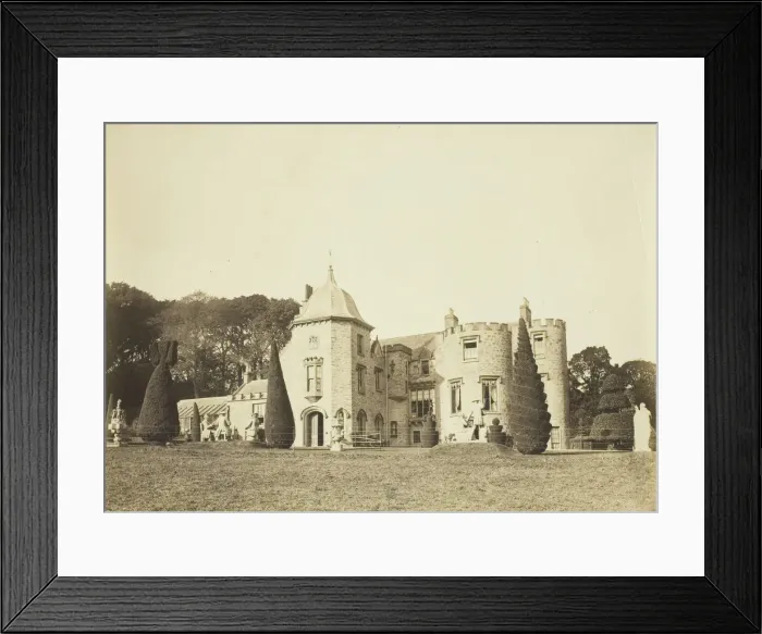Framed Print : Untitled (The Corner House, built by Norman Shaw, side view), 1869. Creator: Unknown Framed Print : Untitled (The Corner House, built by Norman Shaw, side view), 1869. Creator: Unknown