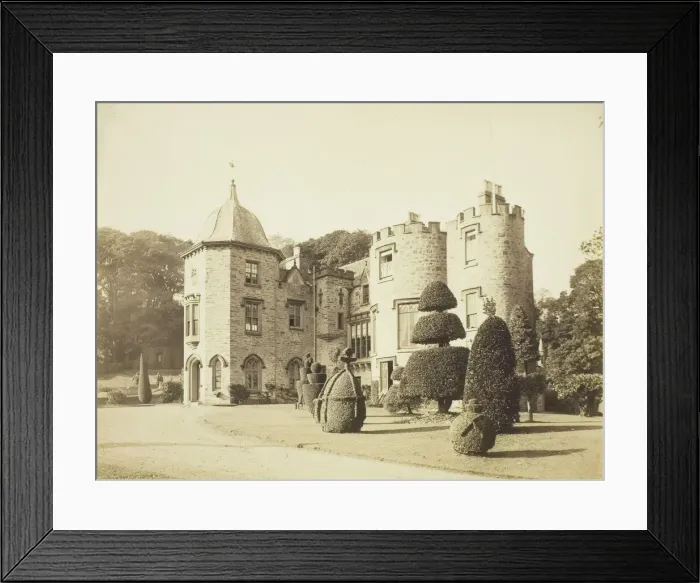 Framed Print : Untitled (The Corner House, built by Norman Shaw, view of front facade), c. 1869 Framed Print : Untitled (The Corner House, built by Norman Shaw, view of front facade), c. 1869