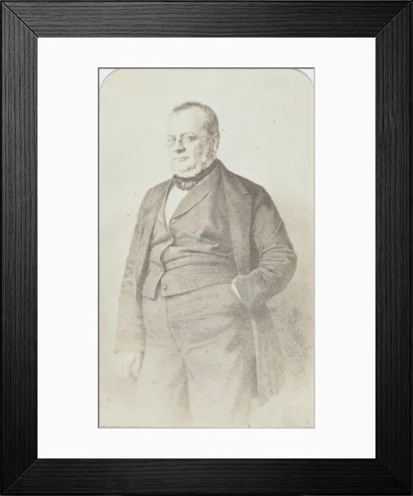 Framed Print : Camillo Benso, Count of Cavour, 1860-69. Creator: Alfred Chardon Framed Print : Camillo Benso, Count of Cavour, 1860-69. Creator: Alfred Chardon